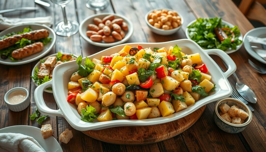 Kartoffelsalat Serviervorschläge