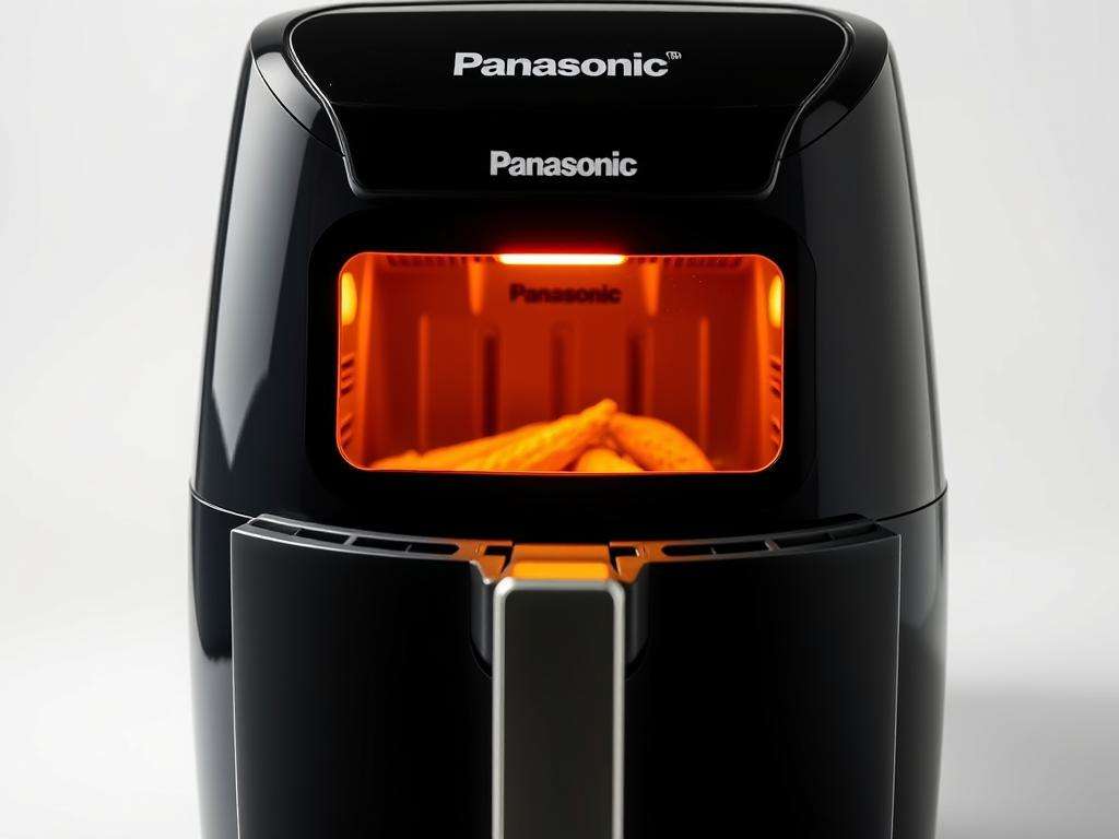 Panasonic NF-CC500 Heißluftfritteuse mit beleuchtetem Sichtfenster Panasonic NF-CC500 Heißluftfritteuse mit beleuchtetem Sichtfenster