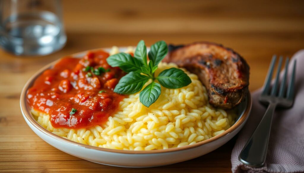 Polenta als Beilage zubereiten