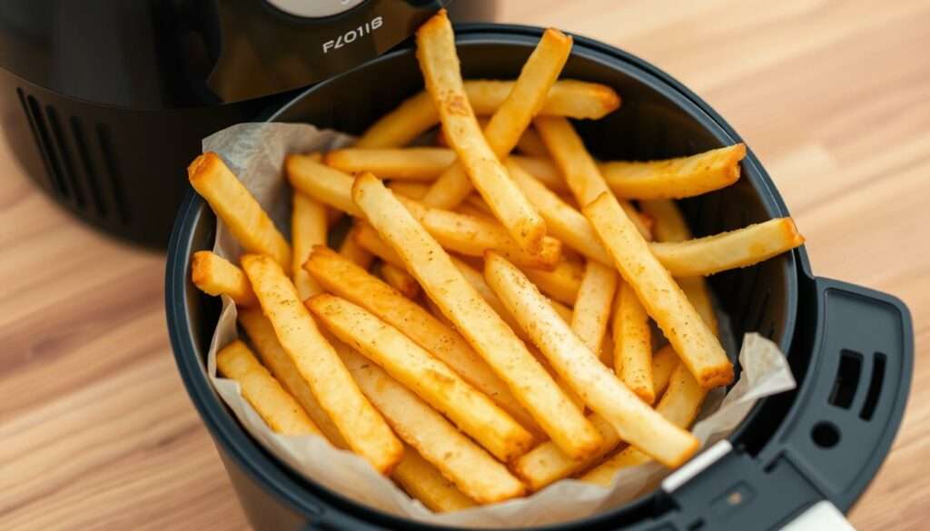 Pommes in Heißluftfritteuse Pommes in Heißluftfritteuse
