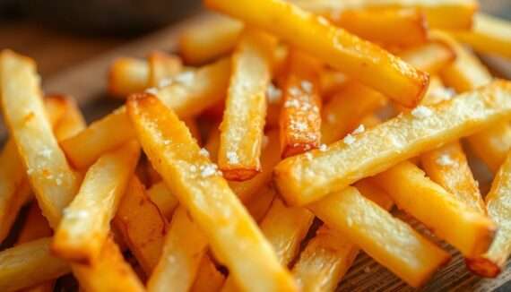 Pommes knusprig