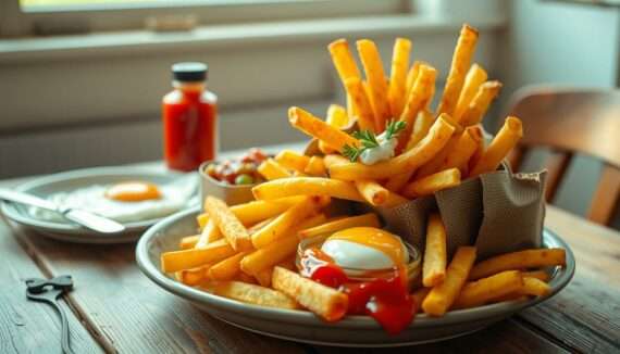 Pommes zum Frühstück