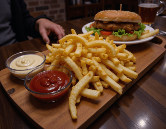 Knusprige, goldbraune Pommes – außen kross, innen fluffig. Klingt gut?