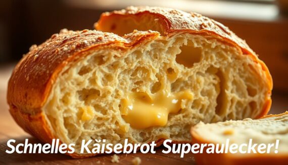 Schnelles Käsebrot