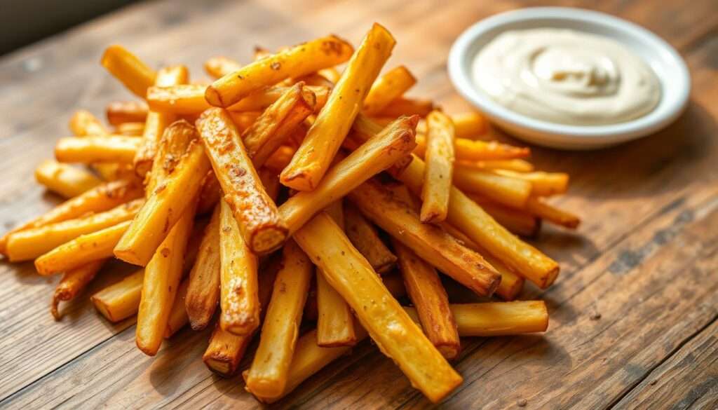 Zubereitung der Pastinaken Pommes