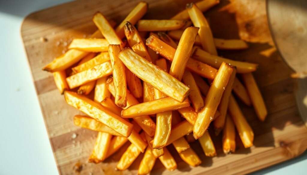 Zubereitung von Ofen-Pommes