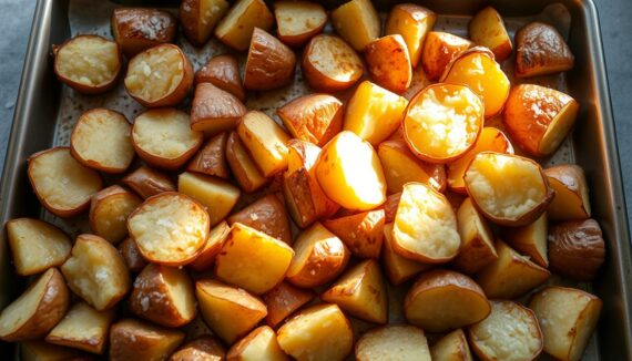geklopfte Kartoffeln