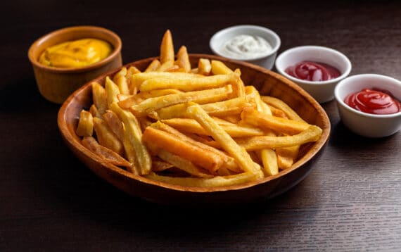 Pommes Frites ohne Beilage