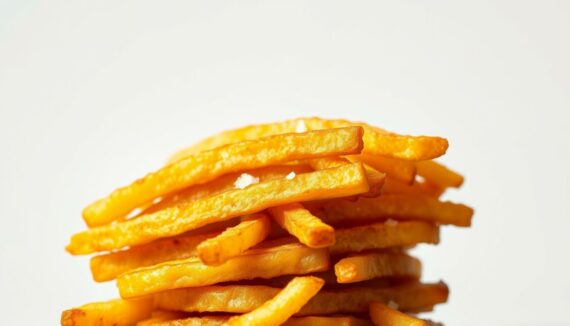 warum werden pommes aus frischen kartoffeln nicht knusprig?